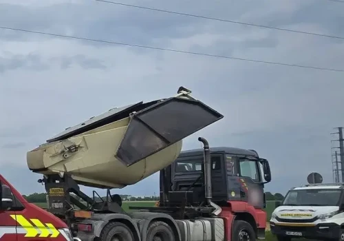 Termos dotknął przewodów energetycznych – 53-letni kierowca zginął na miejscu