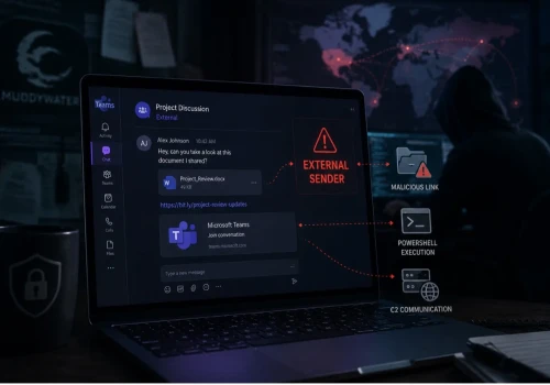 MuddyWater wraca z nową kampanią. Tym razem wykorzystuje Microsoft Teams