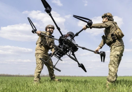 Dron zamiast oddziału. Ukraiński 