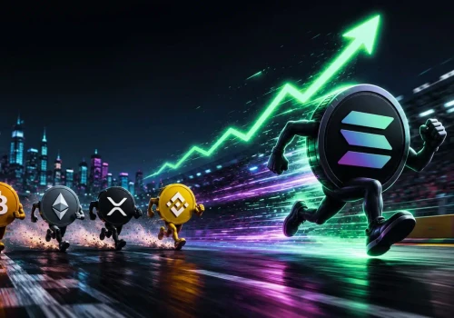 Pod tym względem Solana zdeklasowała konkurencję. Bitcoin, Ethereum, XRP i BNB w tyle