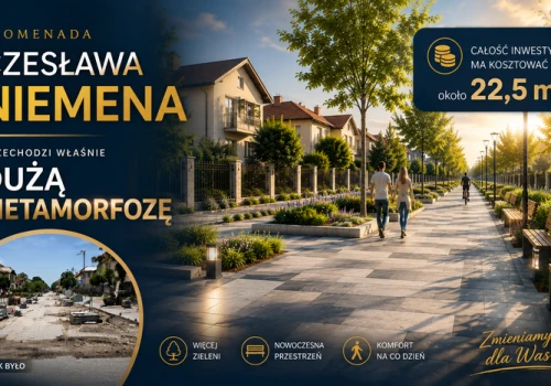 Promenada Czesława Niemena zmienia swoje oblicze. Modernizacja ma kosztować blisko 22,5 mln zł