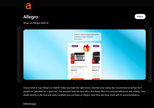 Sprawdziłem aplikację Allegro w ChatGPT. Tak poradziła sobie z moimi zakupami