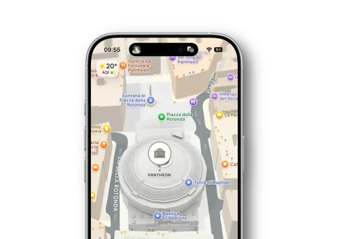 Apple Maps z rozszerzonym widokiem 3D w Rzymie i Neapolu