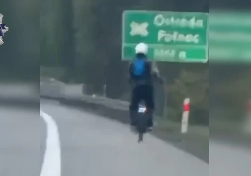Ostróda. Bezmyślny użytkownik monocykla elektrycznego. Jechał po S7, do tego  pod wpływem alkoholu...