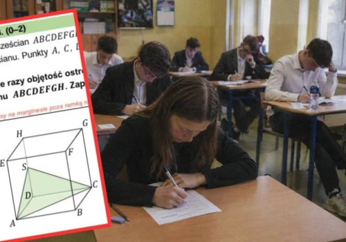 Najtrudniejsze było zadanie z ostrosłupem. Egzamin ósmoklasisty 2026 z matematyki zaskoczył uczniów