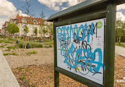 Ekopark został zdewastowany przez wandali