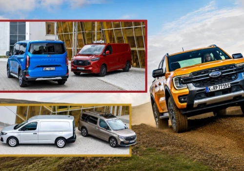 Dostawcze Fordy z napędem PHEV: energia do jazdy i pracy