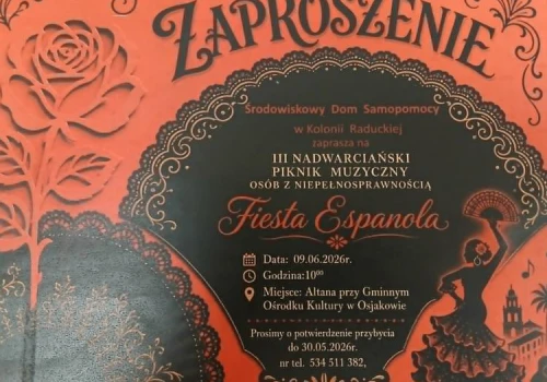 III Nadwarciański Piknik Muzyczny Osób z Niepełnosprawnością w czerwcu w Osjakowie