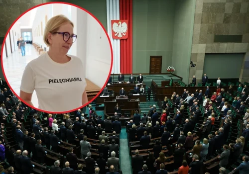 Posłanka zaskoczyła strojem w Sejmie. Uwagę przykuwa napis. „Mały performance”