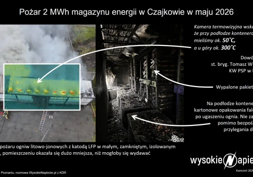 Pożary domowych i kontenerowych baterii oczami użytkowników i strażaków