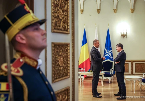 Bukareszt. Nawrocki rozmawiał z prezydentem Rumunii. „Należymy do odpowiedzialności strategicznej NATO na wschodniej flance”