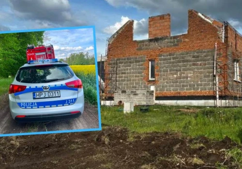 Katastrofa budowlana pod Byczyną. Nie żyje 39-letni mężczyzna