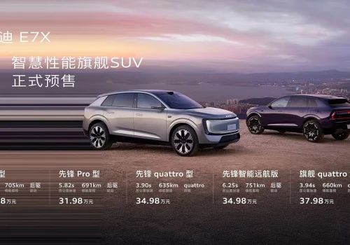 Audi w Chinach: Oto nowe cacuszko high-tech, Audi E7X. Ceny atrakcyjne! W Europie: Płaćcie, bo dajemy więcej ekranów!