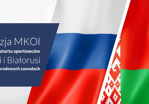 Polska sprzeciwia się dopuszczeniu Rosjan i Białorusinów do międzynarodowych zawodów