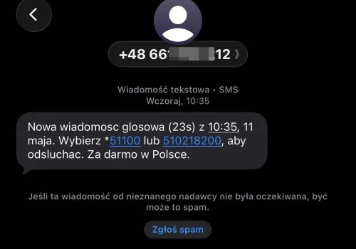 „Masz nową wiadomość głosową”. Jedno oddzwonienie może kosztować fortunę