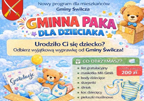 „Gminna Paka dla Dzieciaka” rusza w Gminie Świlcza. Nowy program wsparcia dla rodzin