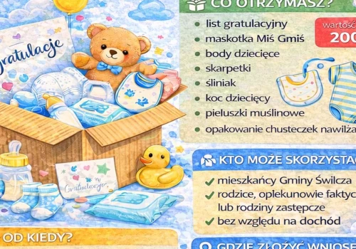 Świlcza wita najmłodszych. Rusza program „Gminna Paka dla Dzieciaka”