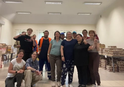 Przygotowano paczki żywnościowe dla potrzebujących mieszkańców gminy