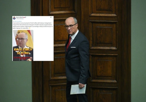 Czarzasty śni o migrantach? Wąsik: Przetłumaczyłem na migowy