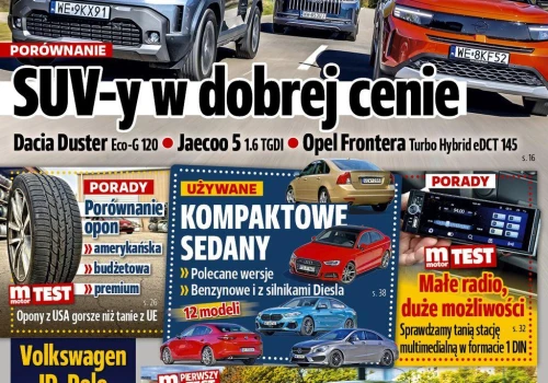 Stronniczy przegląd prasy: MOTOR nr 20/2026. Duster kontra Opel i Jaecoo