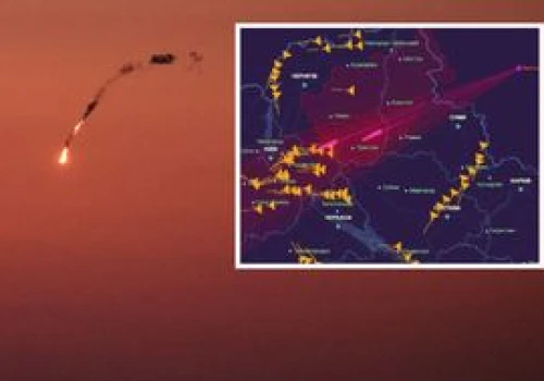 Zmasowany atak na Ukrainę. 
