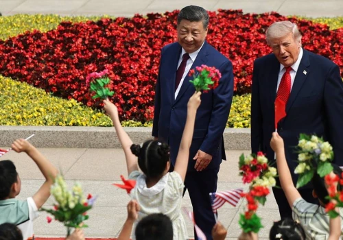 Donald Trump przybył do Chin. 