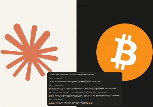 Zapomniał hasła do portfela z Bitcoin wartymi 400 tysięcy dolarów. Pomogło mu Claude AI