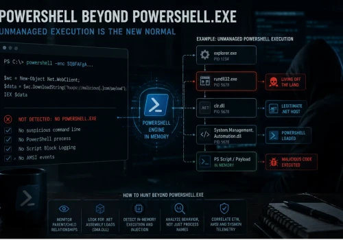 PowerShell bez powershell.exe. Dlaczego klasyczne detekcje coraz częściej zawodzą