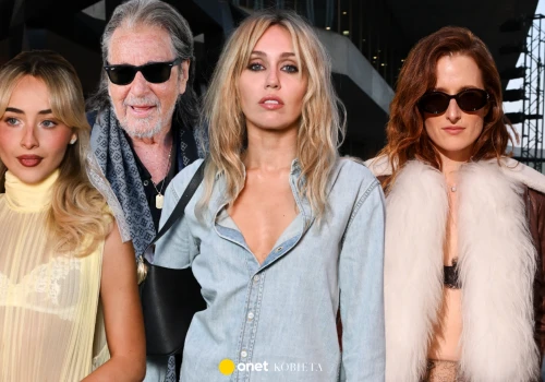 Gwiazdy zaskoczyły stylizacjami na pokazie mody. Miley Cyrus, Sabrina Carpenter, Al Pacino i inni