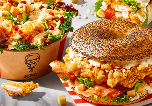 KFC zaskakuje.  Kultowa sałatka w pięciu zupełnie nowych odsłonach