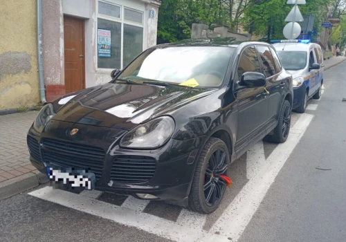 Zepsuło mu się Porsche. Ale po mandacie odjechał