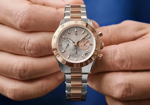 Zenith Chronomaster Sport z tarczą z masy perłowej. Fascynująca gra kontrastów