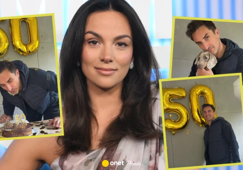 Paulina Krupińska z niespodzianką dla Sebastiana Karpiela-Bułecki. 