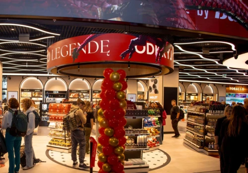 Zmiany w strefie duty free na lotnisku w Balicach. Zamieszkał tutaj Smok Wawelski