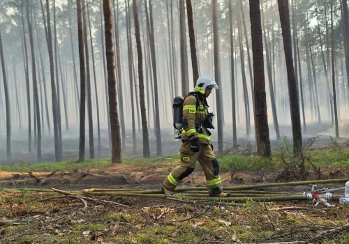 OSP po pożarze w Puszczy Solskiej zbierają na sprzęt