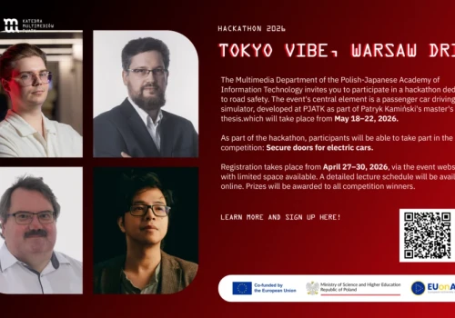 „Tokyo Vibe, Warsaw Drive” – PJATK łączy technologię, miasta przyszłości i symulację jazdy w innowacyjnym hackathonie