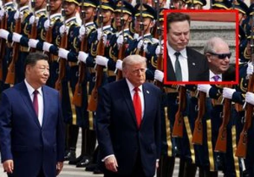 Trump w Pekinie. Zabrał na pokład miliarderów