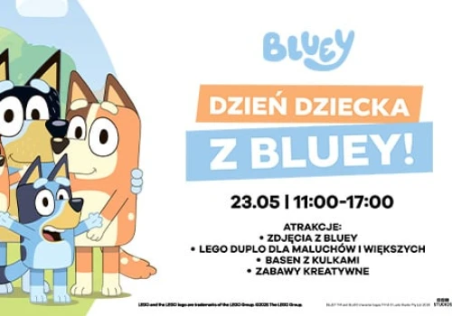Dzień dziecka z Bluey w Auchan Poczesna – bajkowy świat na wyciągnięcie ręki