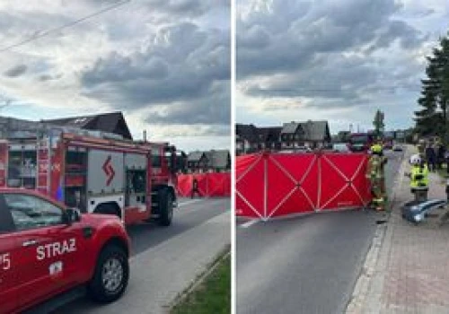 Tragiczny wypadek w Witowie. Nie żyje motocyklista
