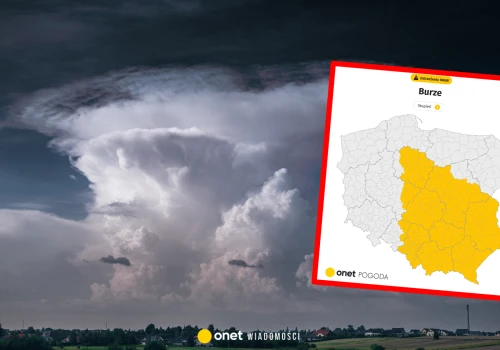 Większość Polski objęta alertami. IMGW ostrzega przed gwałtownymi burzami