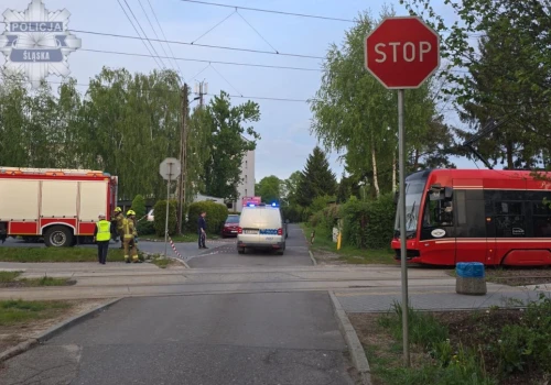 Śmiertelny wypadek w Bytomiu. 31-latek na hulajnodze wjechał pod tramwaj