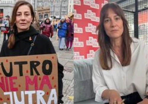 Maja Ostaszewska TŁUMACZY SIĘ z reklamowania skórzanych torebek: 