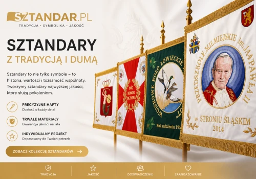 Haft artystyczny w produkcji sztandarów – sztuka i rzemiosło