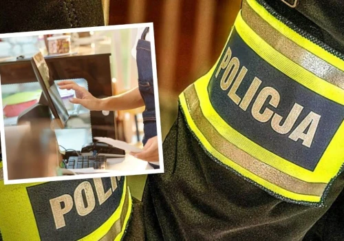 Pijana ekspedientka w markecie. Ledwie stała na nogach za kasą