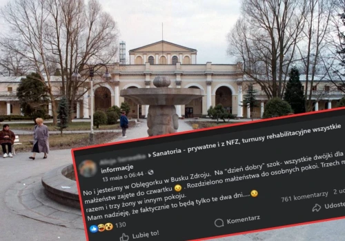 Wspólny wyjazd do sanatorium i solo finał. Pożaliła się i rozgrzała sieć. 