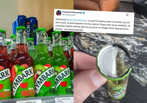 Tymbark zapewnia wstrząśniętych konsumentów, że hasła na zawleczkach zniknęły tylko chwilowo