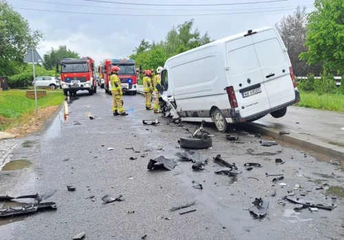 Wypadek na trasie Ziemnice–Grzybiany