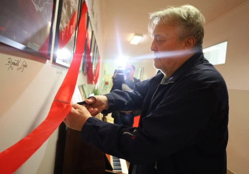 Aleja Muzycznych Sław Lublina powstała w Zespole Szkół nr 2. Otwarcia dokonał Krzysztof Cugowski