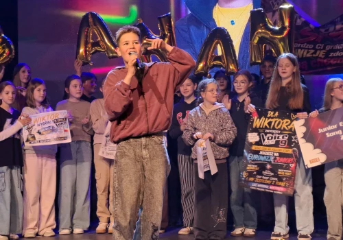 Człuchów gorąco przywitał Wiktora Sasa, zwycięzcę The Voice Kids