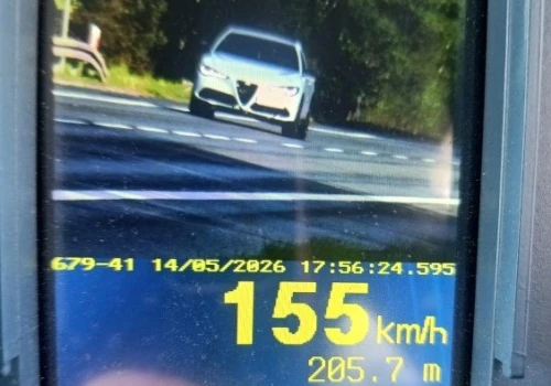 Pirat drogowy zatrzymany na DK11. 14 punktów i utrata prawa jazdy